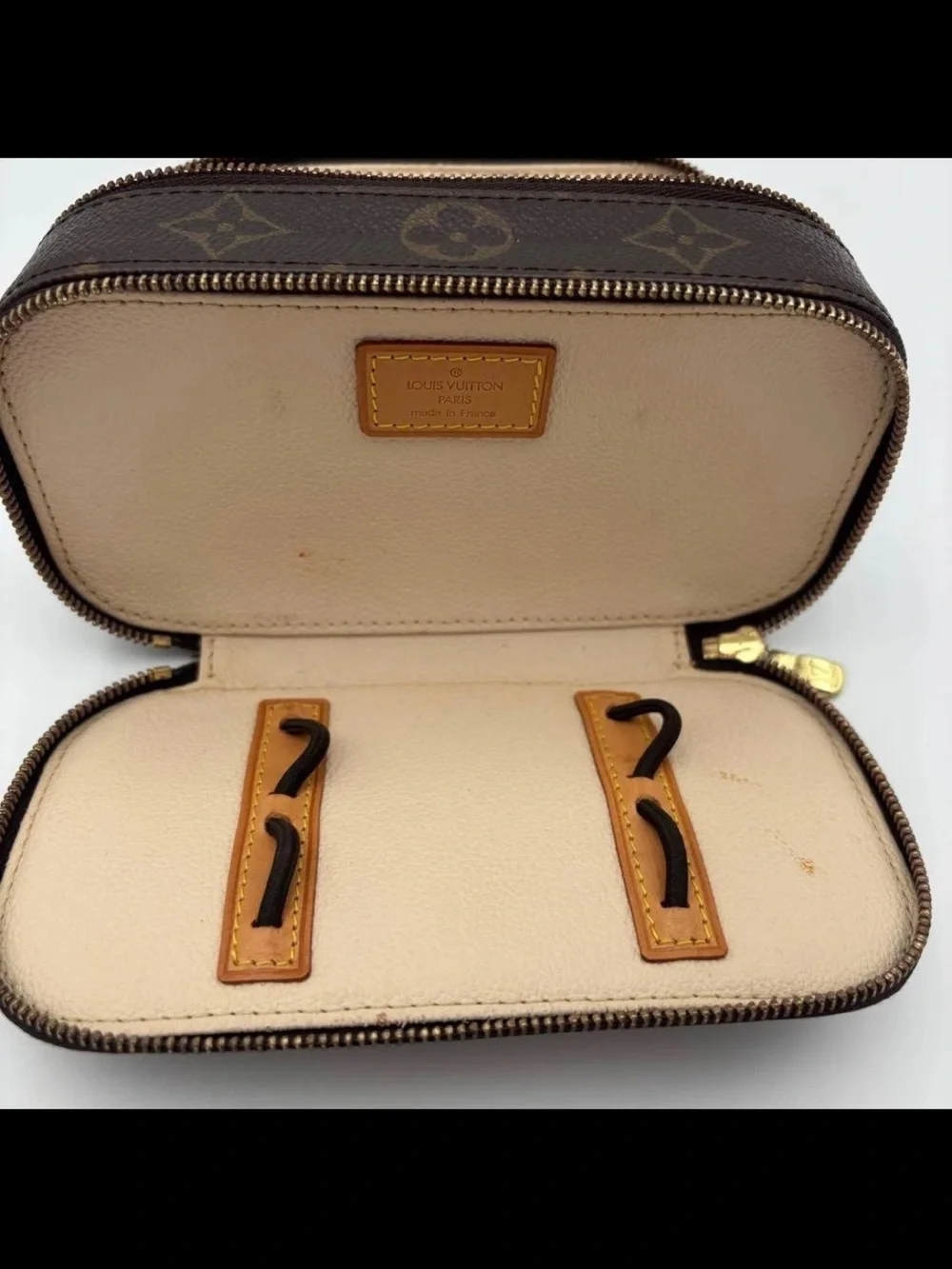 Louis Vuitton Monogram Canvas Brown and Gold Phone Case Pouch